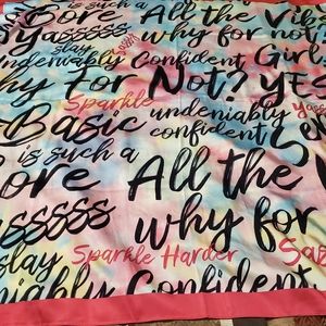 NWOT Sassy Jones Cotton Candy Confidence Scarf